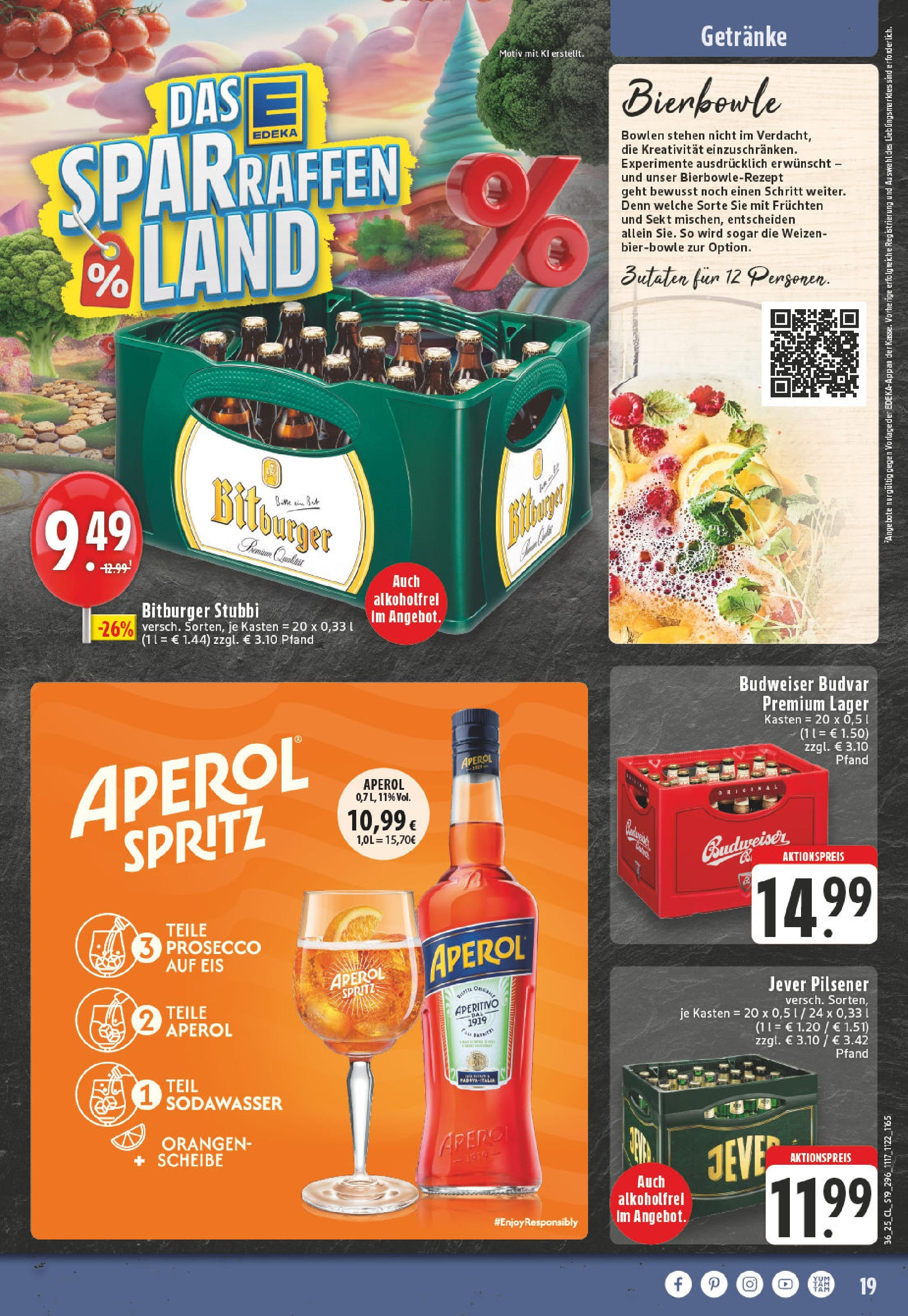 Edeka prospekt Ochtrup (ab 01.09.2025) » Angebote Online | Seite: 19 | Produkte: Sekt, Orangen, Prosecco, Jever Edeka prospekt Ochtrup (ab 01.09.2025) » Angebote Online | Seite: 19 | Produkte: Sekt, Orangen, Prosecco, Jever