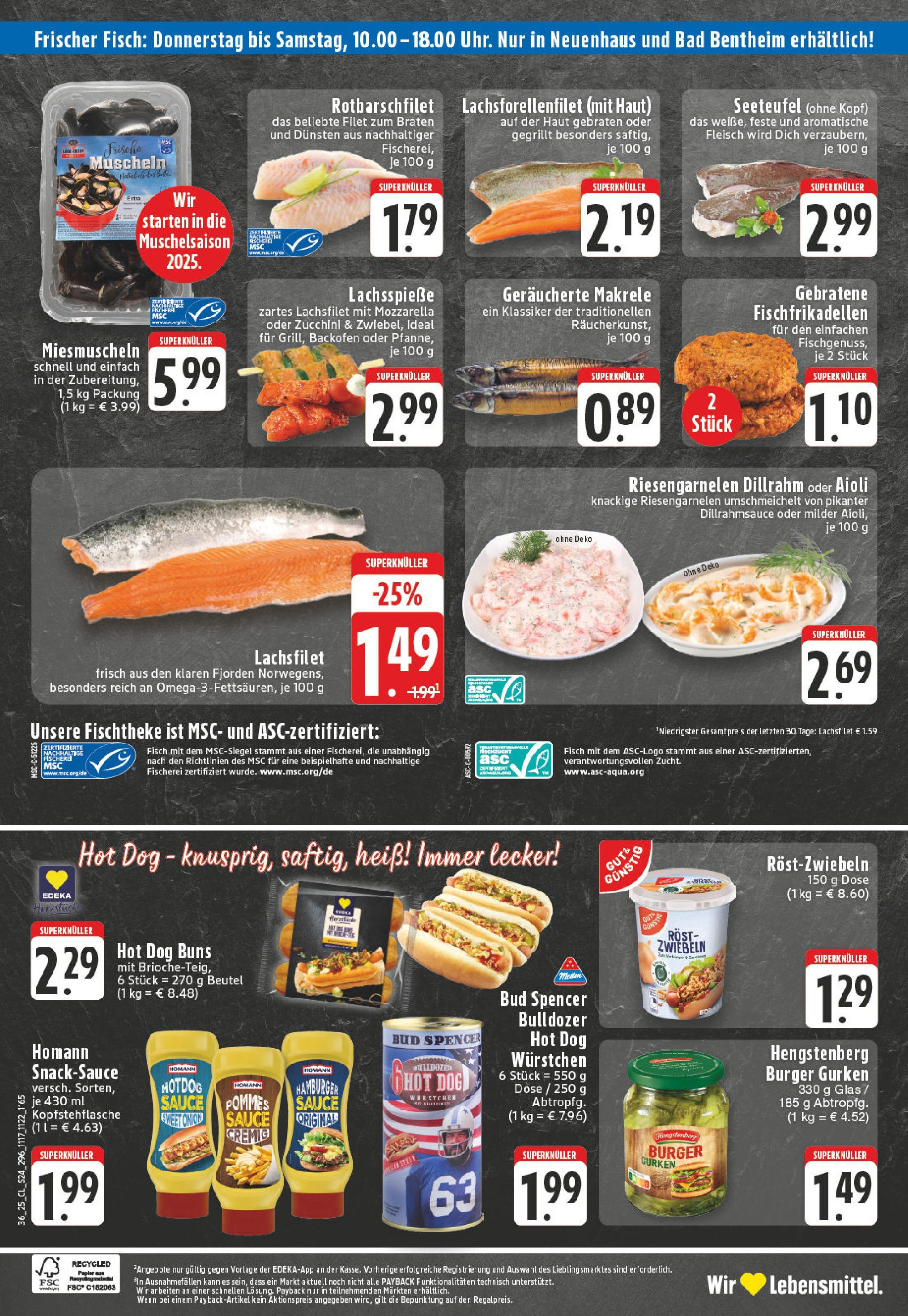 Edeka prospekt Ochtrup (ab 01.09.2025) » Angebote Online | Seite: 24 | Produkte: Mozzarella, Pommes, Burger, Gurken Edeka prospekt Ochtrup (ab 01.09.2025) » Angebote Online | Seite: 24 | Produkte: Mozzarella, Pommes, Burger, Gurken