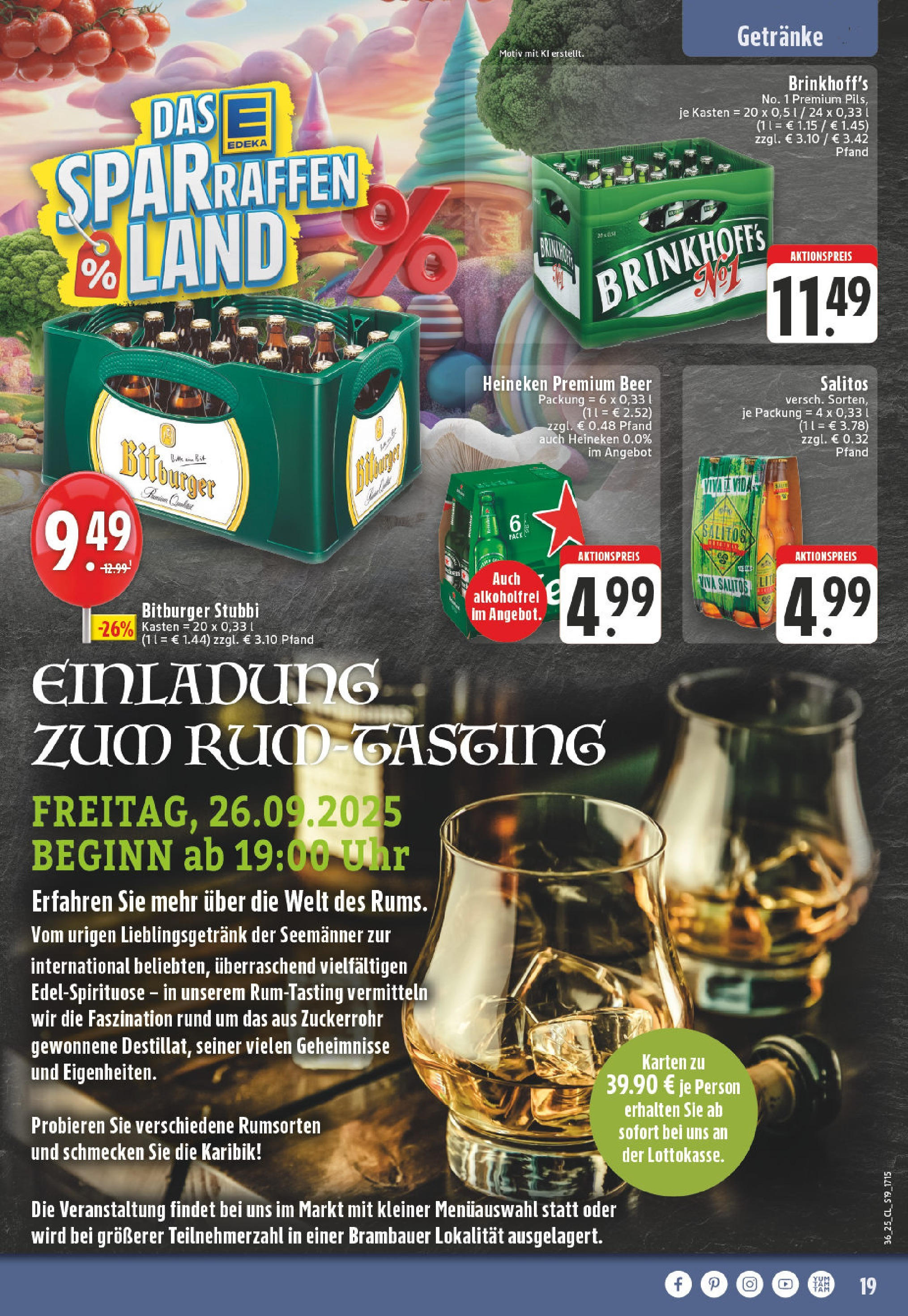 Edeka prospekt Lünen-Brambauer (ab 01.09.2025) » Angebote Online | Seite: 19 | Produkte: Bitburger, Heineken, Uhr Edeka prospekt Lünen-Brambauer (ab 01.09.2025) » Angebote Online | Seite: 19 | Produkte: Bitburger, Heineken, Uhr