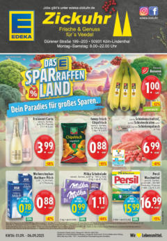 Edeka prospekt Köln-Lindenthal	 gültig ab dem 31.08.2025