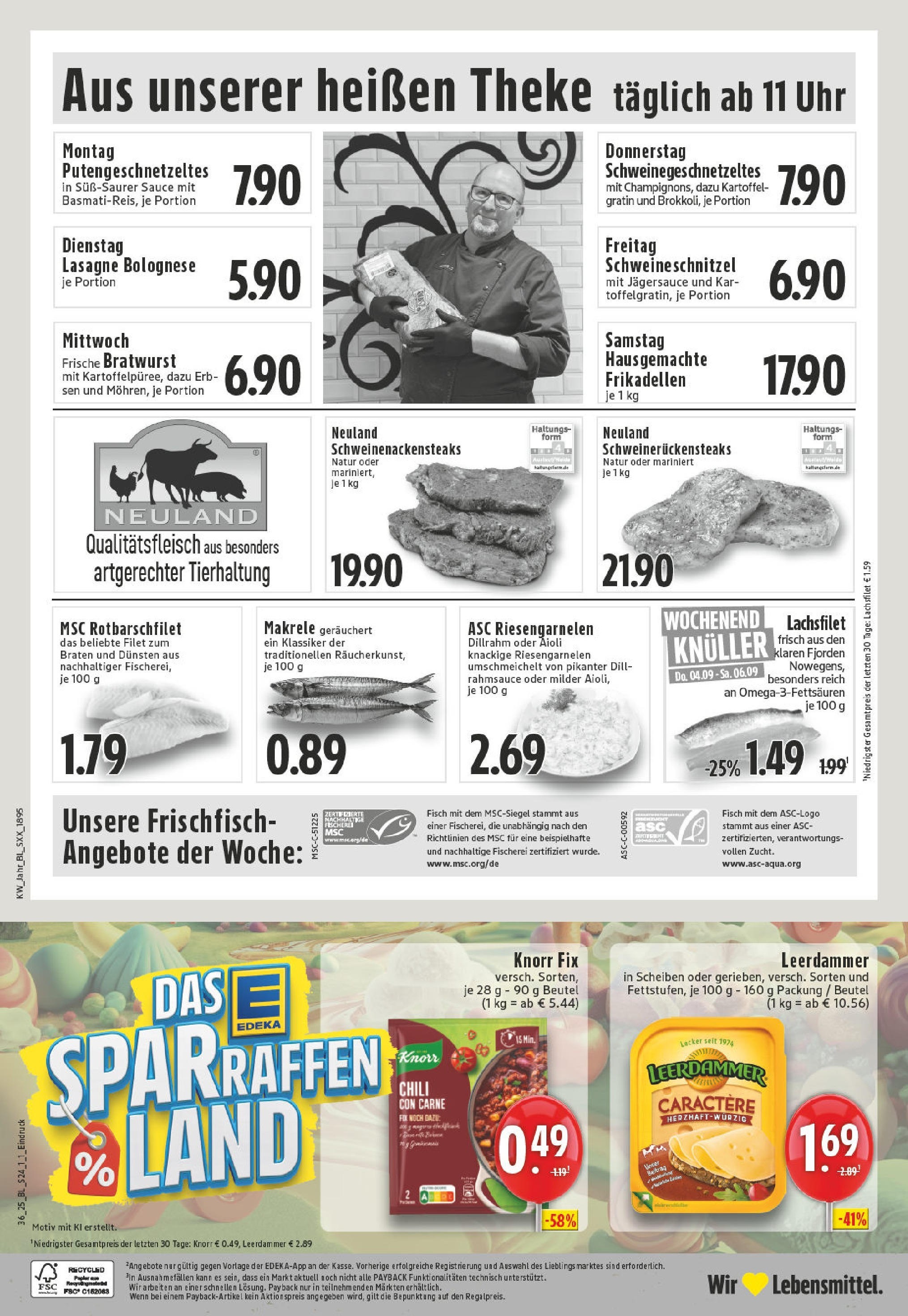 Edeka prospekt Schwerte - Ergste (ab 01.09.2025) » Angebote Online | Seite: 24 | Produkte: Theke, Bratwurst, Chili, Uhr Edeka prospekt Schwerte - Ergste (ab 01.09.2025) » Angebote Online | Seite: 24 | Produkte: Theke, Bratwurst, Chili, Uhr