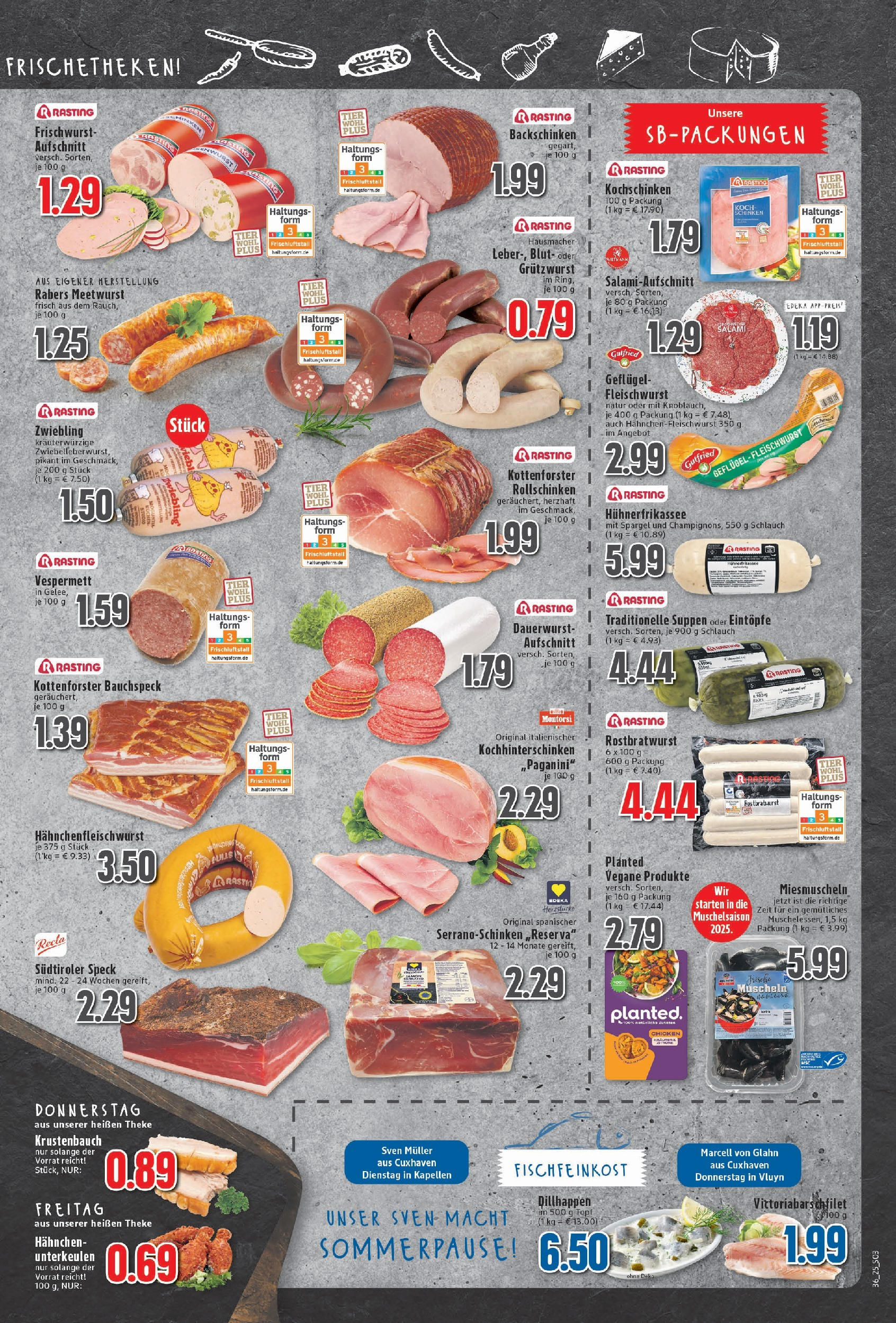Edeka prospekt Neukirchen-Vluyn (ab 01.09.2025) » Angebote Online | Seite: 3 | Produkte: Spargel, Wurst, Schinken, Kuchen Edeka prospekt Neukirchen-Vluyn (ab 01.09.2025) » Angebote Online | Seite: 3 | Produkte: Spargel, Wurst, Schinken, Kuchen