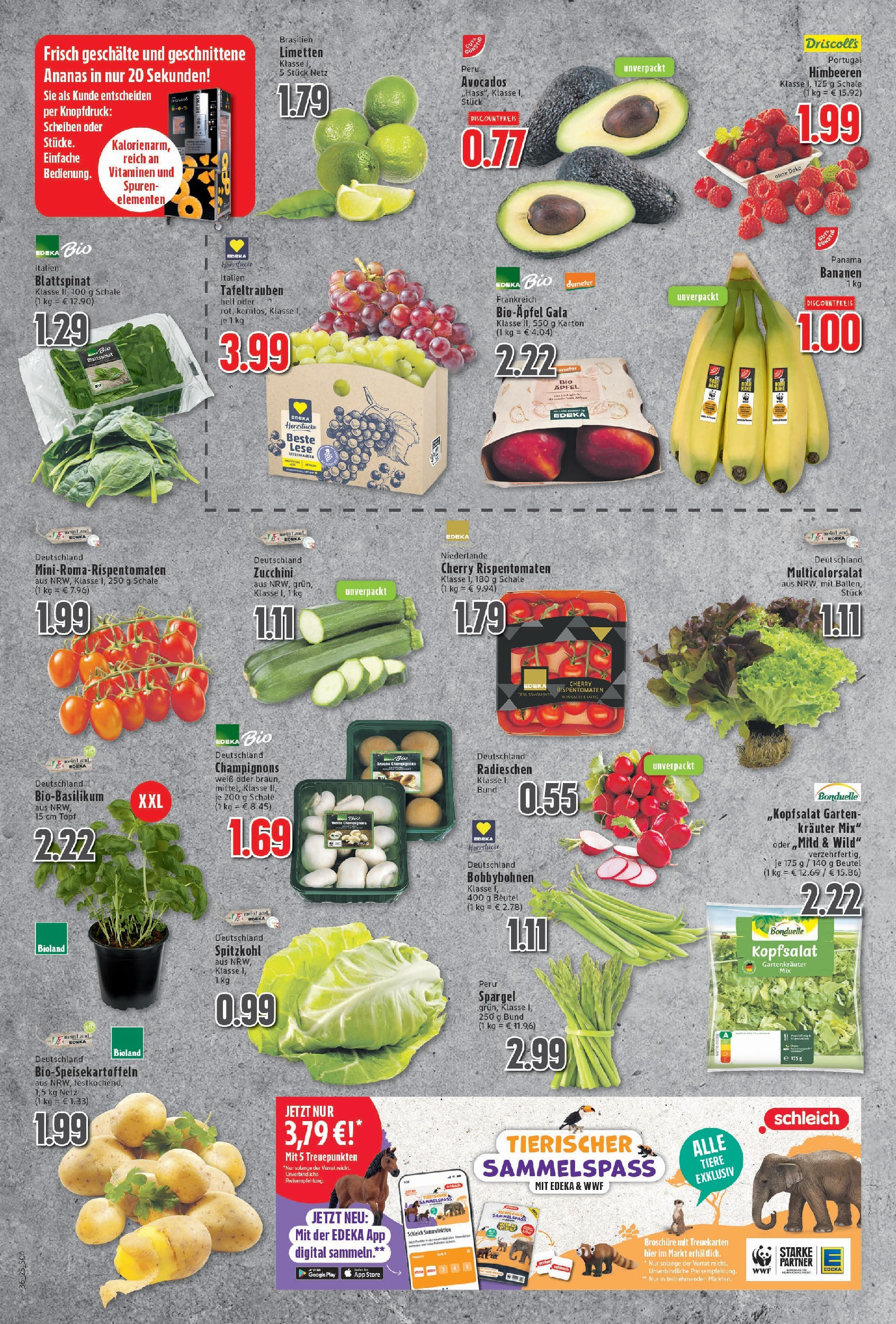 Edeka prospekt Neukirchen-Vluyn (ab 01.09.2025) » Angebote Online | Seite: 4 | Produkte: Äpfel, Bananen, Avocado, Champignons Edeka prospekt Neukirchen-Vluyn (ab 01.09.2025) » Angebote Online | Seite: 4 | Produkte: Äpfel, Bananen, Avocado, Champignons