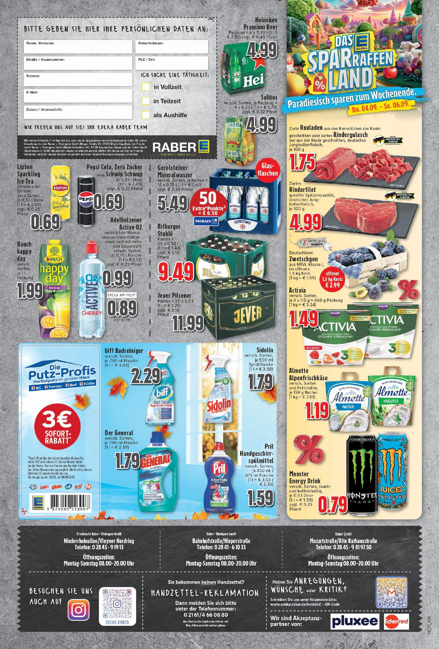 Edeka prospekt Neukirchen-Vluyn (ab 01.09.2025) » Angebote Online | Seite: 8 | Produkte: Cola, Mineralwasser, Zitrone, Telefon Edeka prospekt Neukirchen-Vluyn (ab 01.09.2025) » Angebote Online | Seite: 8 | Produkte: Cola, Mineralwasser, Zitrone, Telefon