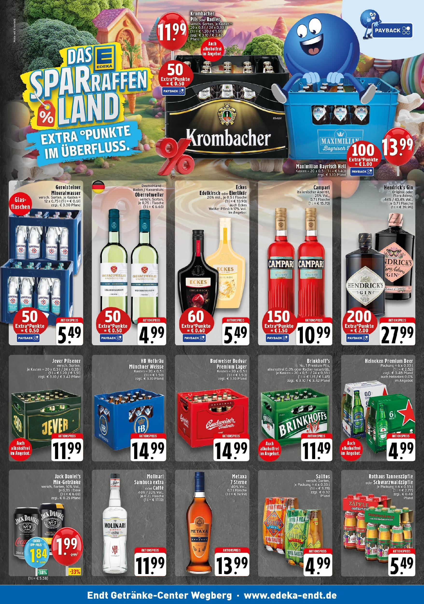 Edeka prospekt Wegberg (ab 01.09.2025) » Angebote Online | Seite: 3 | Produkte: Jack Daniel's, Metaxa, Krombacher, Budweiser Edeka prospekt Wegberg (ab 01.09.2025) » Angebote Online | Seite: 3 | Produkte: Jack Daniel's, Metaxa, Krombacher, Budweiser