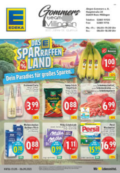 Edeka prospekt Rees-Millingen	 gültig ab dem 31.08.2025