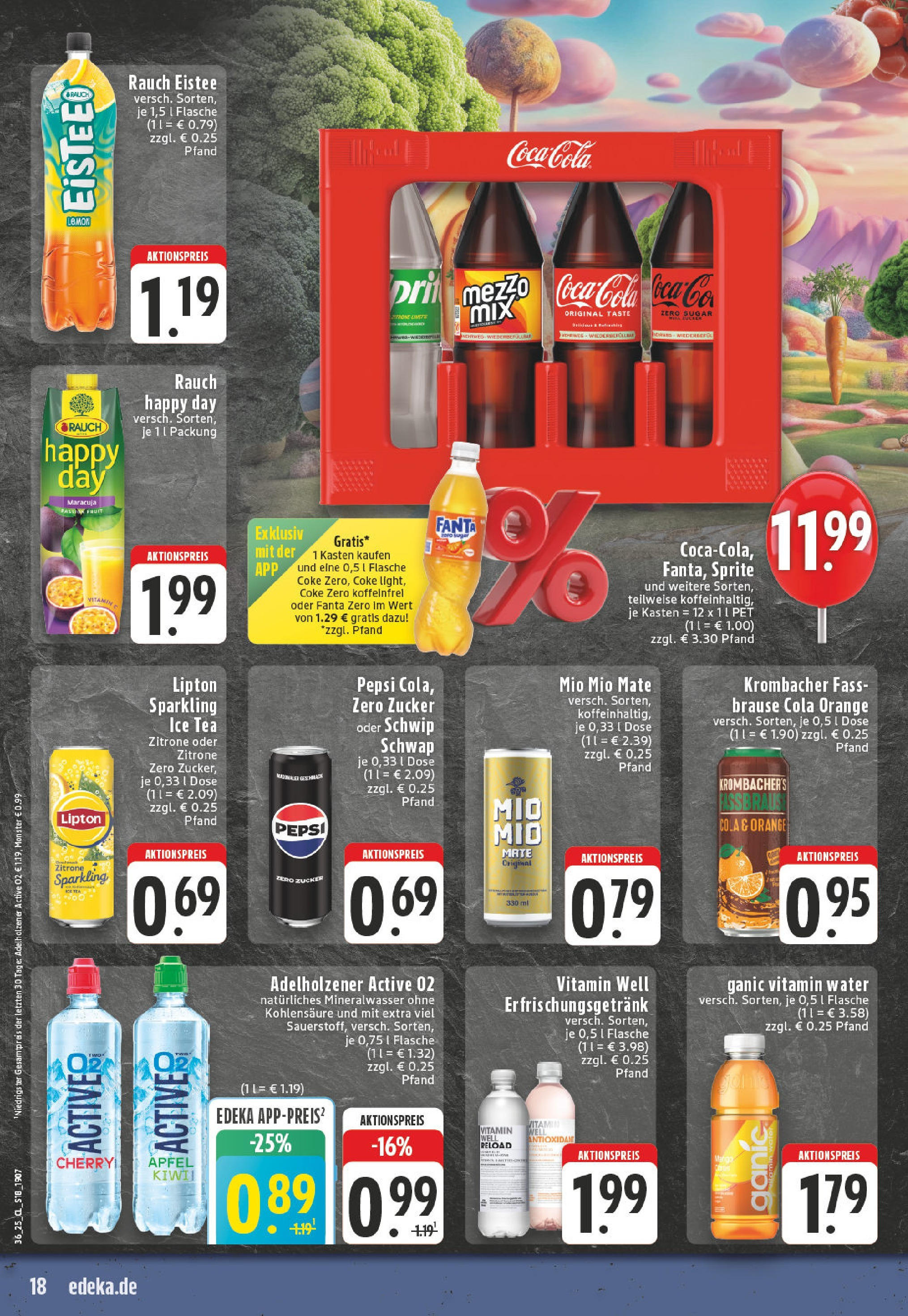 Edeka prospekt Paderborn (ab 01.09.2025) » Angebote Online | Seite: 18 | Produkte: Fanta, Sprite, Zucker, Fassbrause Edeka prospekt Paderborn (ab 01.09.2025) » Angebote Online | Seite: 18 | Produkte: Fanta, Sprite, Zucker, Fassbrause