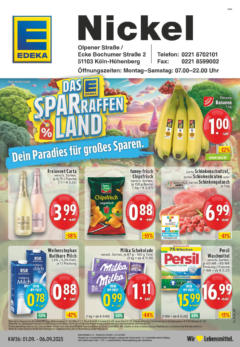 Edeka prospekt Köln	 gültig ab dem 31.08.2025