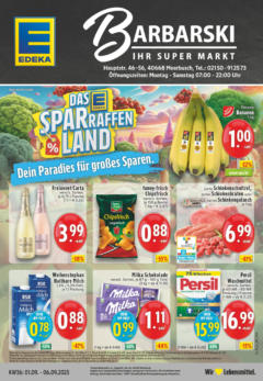 Edeka prospekt Meerbusch	 gültig ab dem 31.08.2025