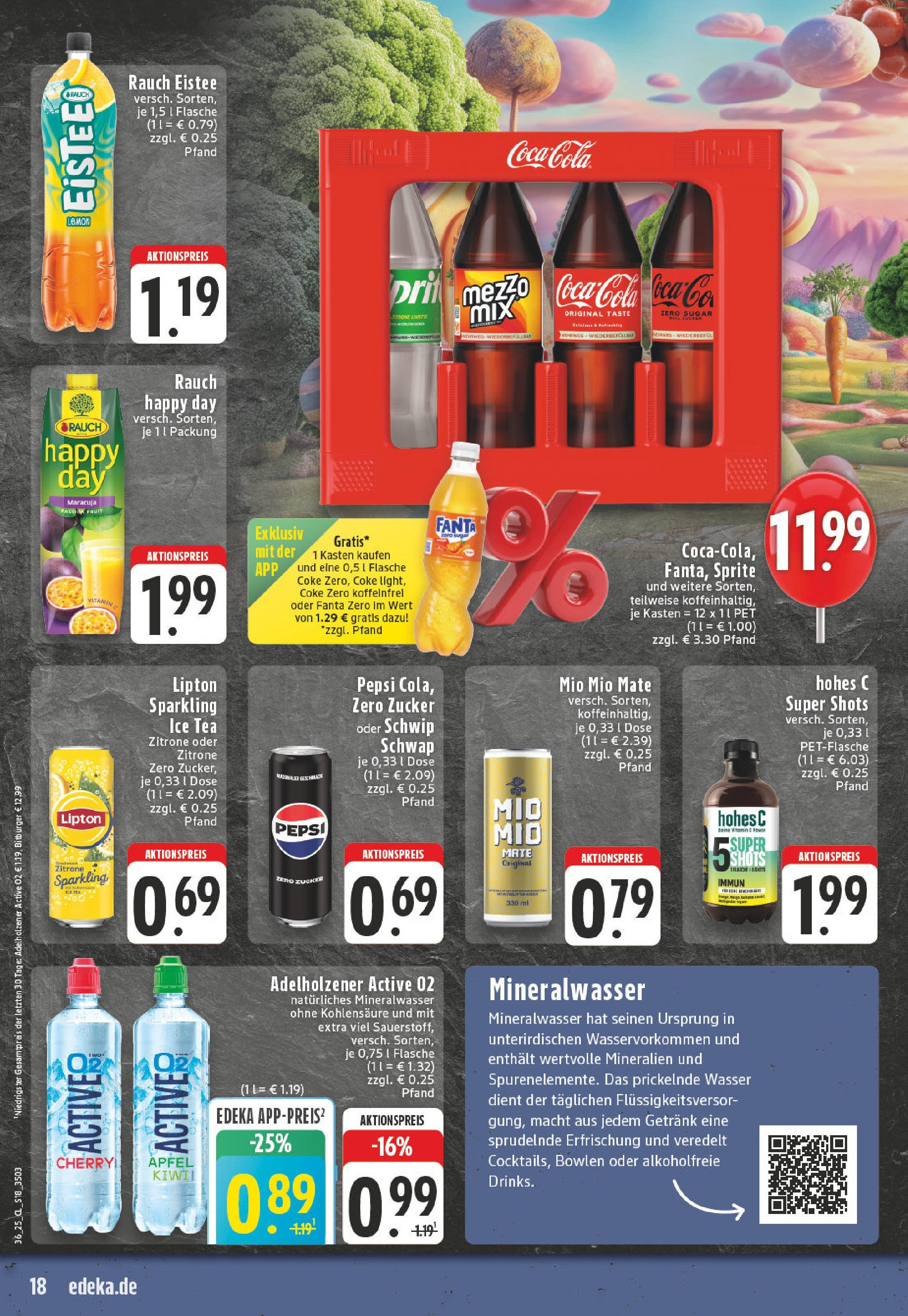 Edeka prospekt Meerbusch (ab 01.09.2025) » Angebote Online | Seite: 18 | Produkte: Bitburger, Fanta, Äpfel, Wasser Edeka prospekt Meerbusch (ab 01.09.2025) » Angebote Online | Seite: 18 | Produkte: Bitburger, Fanta, Äpfel, Wasser