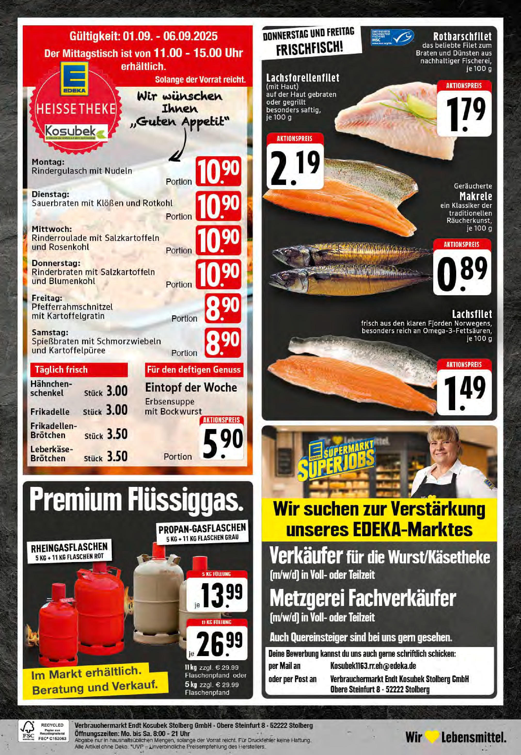 Edeka prospekt Stolberg	 (ab 01.09.2025) » Angebote Online | Seite: 24 | Produkte: Rinderbraten, Rotkohl, Theke, Nudeln