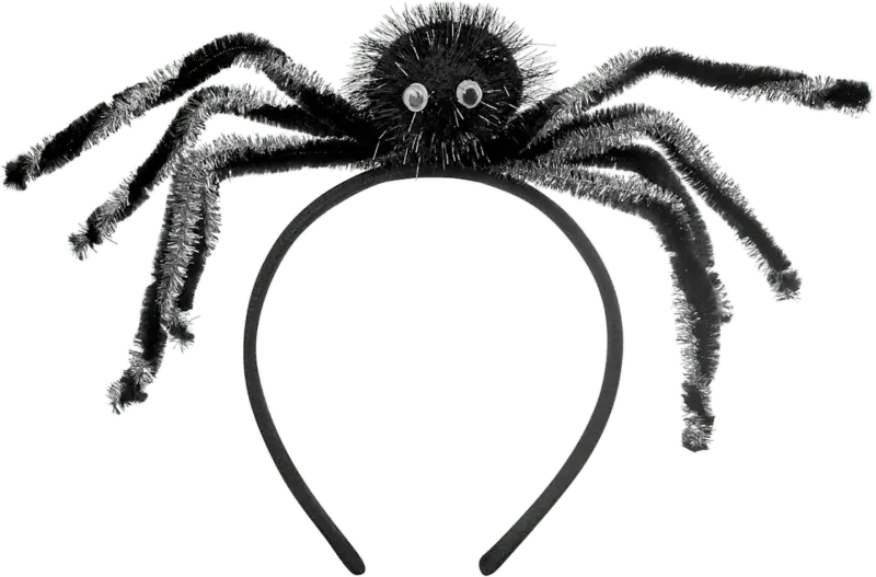 Dekorieren & Einrichten Haarreif, Spinne, schwarz