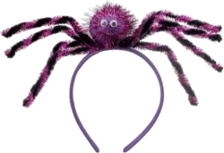 Dekorieren & Einrichten Haarreif, Spinne, lila