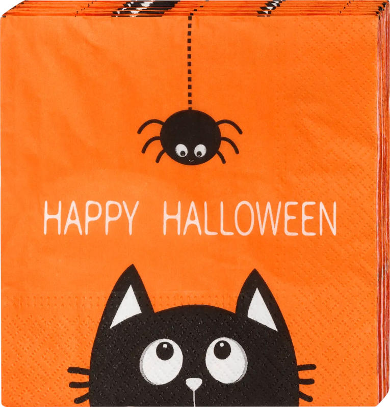 BOLTZE Servietten "HAPPY HALLOWEEN" (33x33 cm)