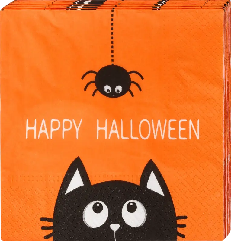BOLTZE Servietten "HAPPY HALLOWEEN" (33x33 cm)