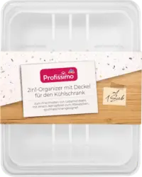 Profissimo 2in1-Organizer mit Deckel für den Kühlschrank