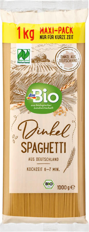 dmBio Nudeln, Dinkel Spaghetti