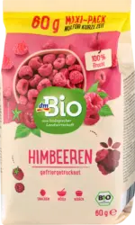 dmBio Trockenfr&uuml;chte, Himbeeren gefriergetrocknet