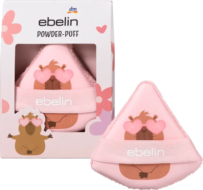 ebelin Powderpuff Don't worry be cappy