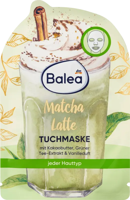 Balea Tuchmaske Matcha Latte