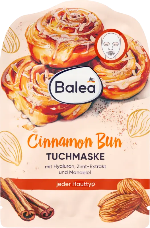 Balea Tuchmaske Cinnamon Bun