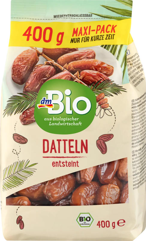 dmBio Trockenfrüchte, Datteln entsteint
