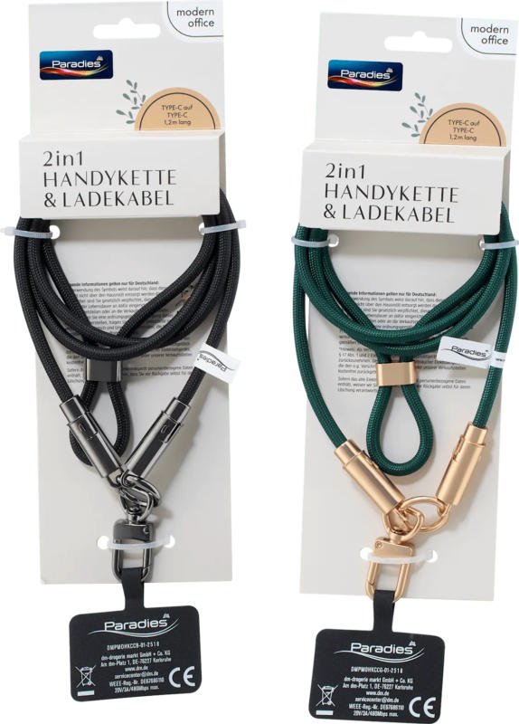 Paradies Handykette Ladekabel C-C