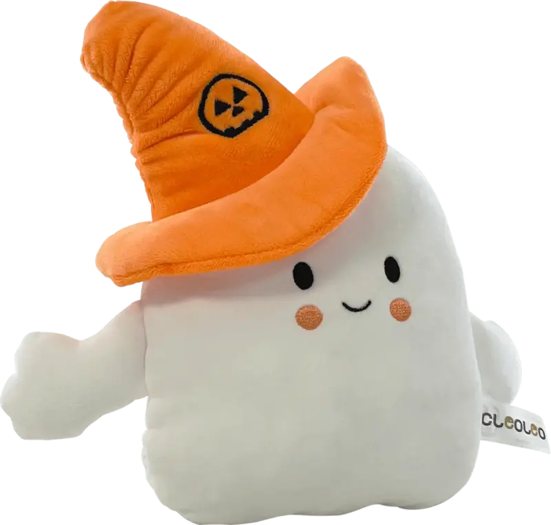 Dekorieren & Einrichten Plüschgeist, weiß-orange