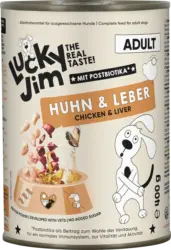 Lucky Jim Nassfutter Hund mit Huhn & Leber