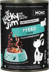 Lucky Jim Nassfutter Hund mit Pferd & Superfoods