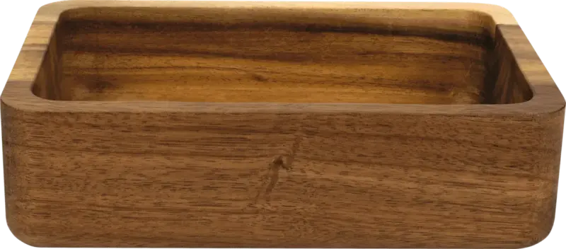 Jean&Len Aufbewahrungstablett aus Akazienholz, natur (18x12x5 cm)