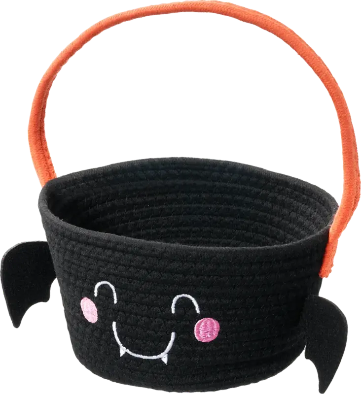 Dekorieren & Einrichten Stoffkorb mit Henkeln, Fledermaus