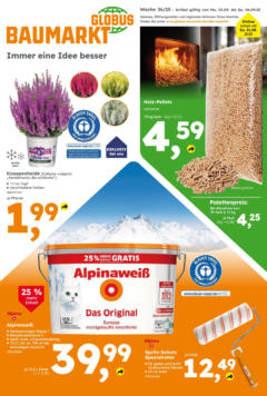 Globus Baumarkt prospekt Ilmenau	 gültig ab dem 31.08.2025
