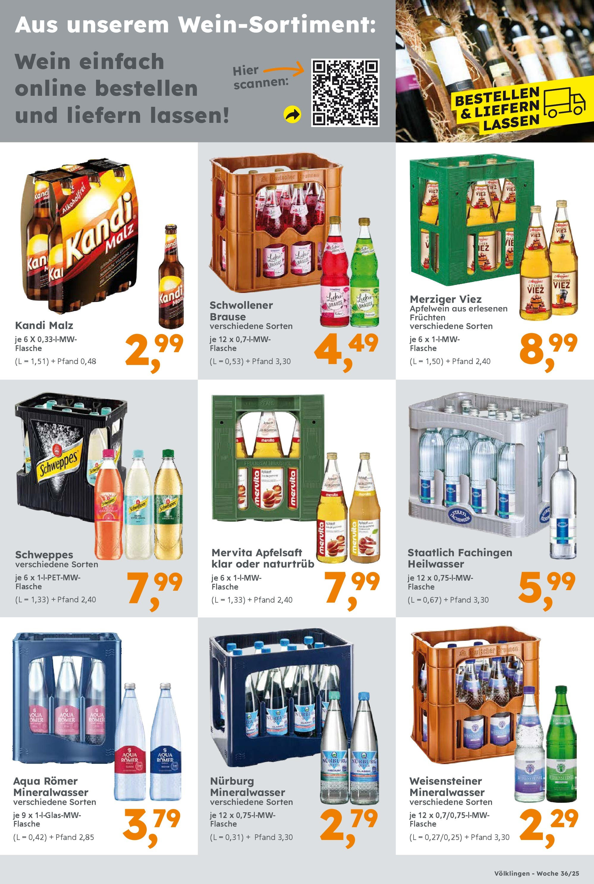 Globus Baumarkt prospekt Völklingen (ab 31.08.2025) zum Blättern | Seite: 17 | Produkte: Apfelsaft, Schweppes, Mineralwasser, Wein Globus Baumarkt prospekt Völklingen (ab 31.08.2025) zum Blättern | Seite: 17 | Produkte: Apfelsaft, Schweppes, Mineralwasser, Wein