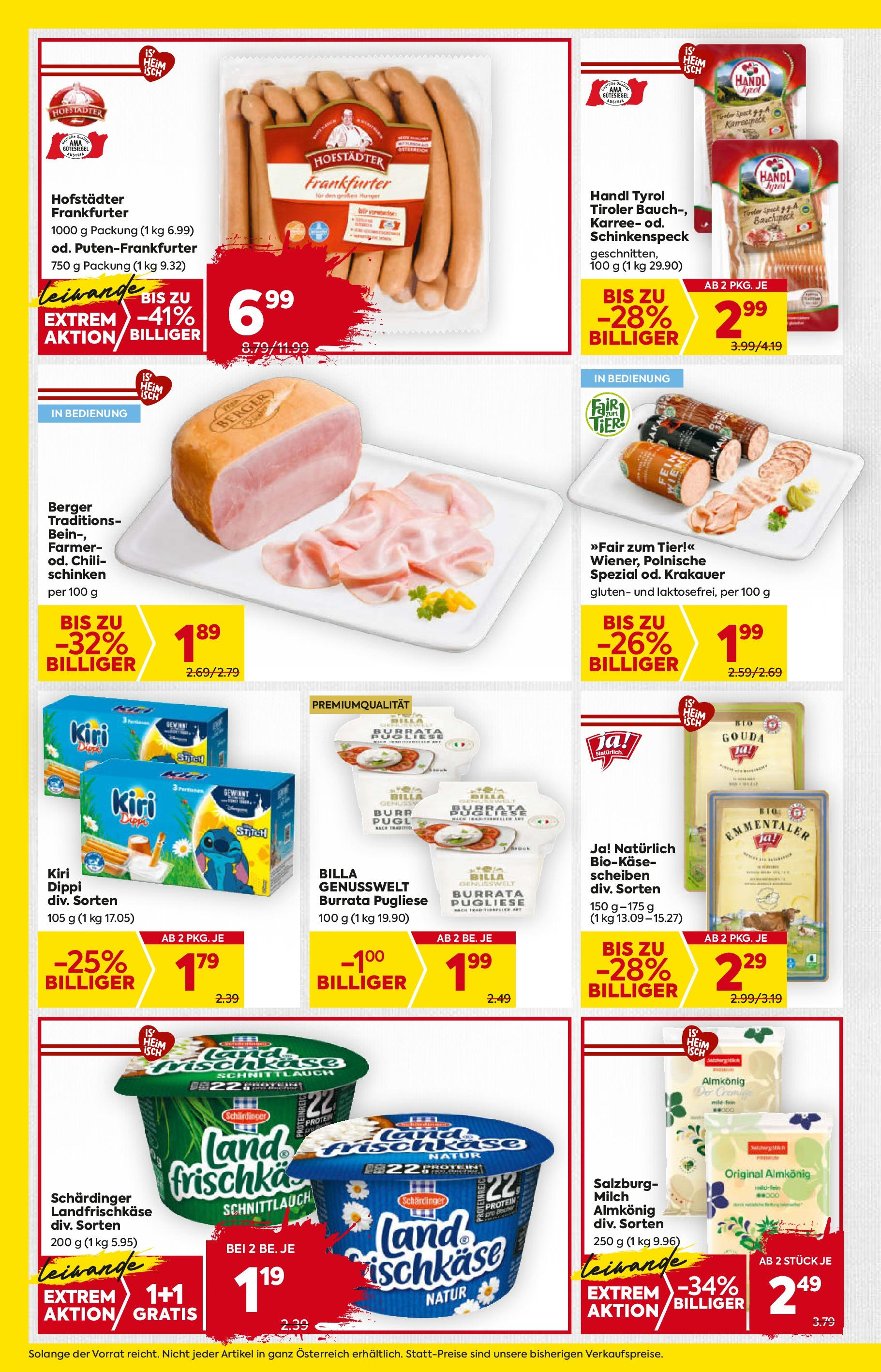 Billa Flugblatt - Wien ab 04.09.2025 ✳️ Angebote, Prospekt | Seite: 6 | Produkte: Chili, Milch, Schinken Billa Flugblatt - Wien ab 04.09.2025 - Angebote, Prospekt | Seite: 6 | Produkte: Chili, Milch, Schinken