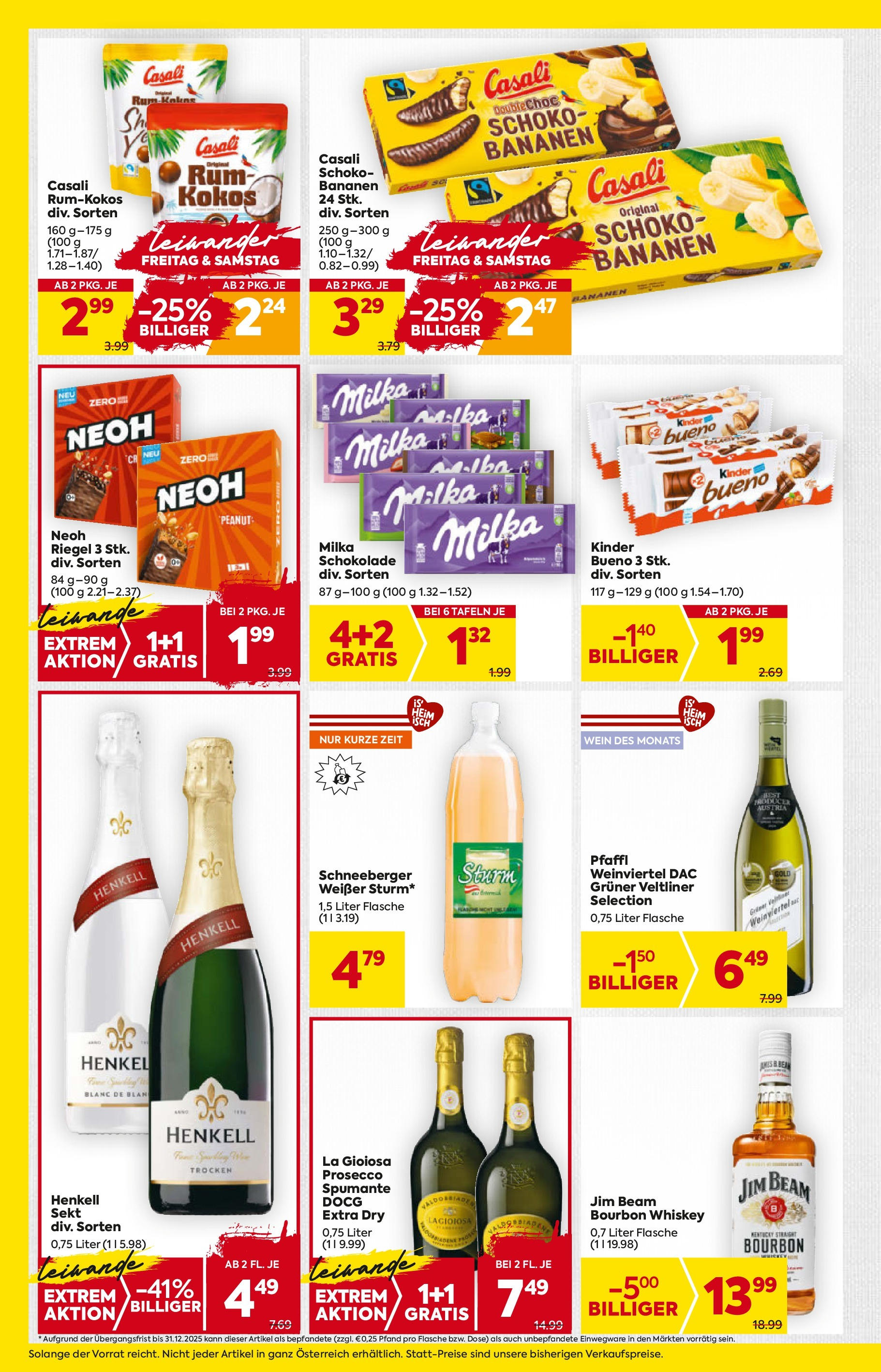 Billa Flugblatt - Wien ab 04.09.2025 ✳️ Angebote, Prospekt | Seite: 10 | Produkte: Whiskey, Wein, Bananen, Bourbon Billa Flugblatt - Wien ab 04.09.2025 - Angebote, Prospekt | Seite: 10 | Produkte: Whiskey, Wein, Bananen, Bourbon