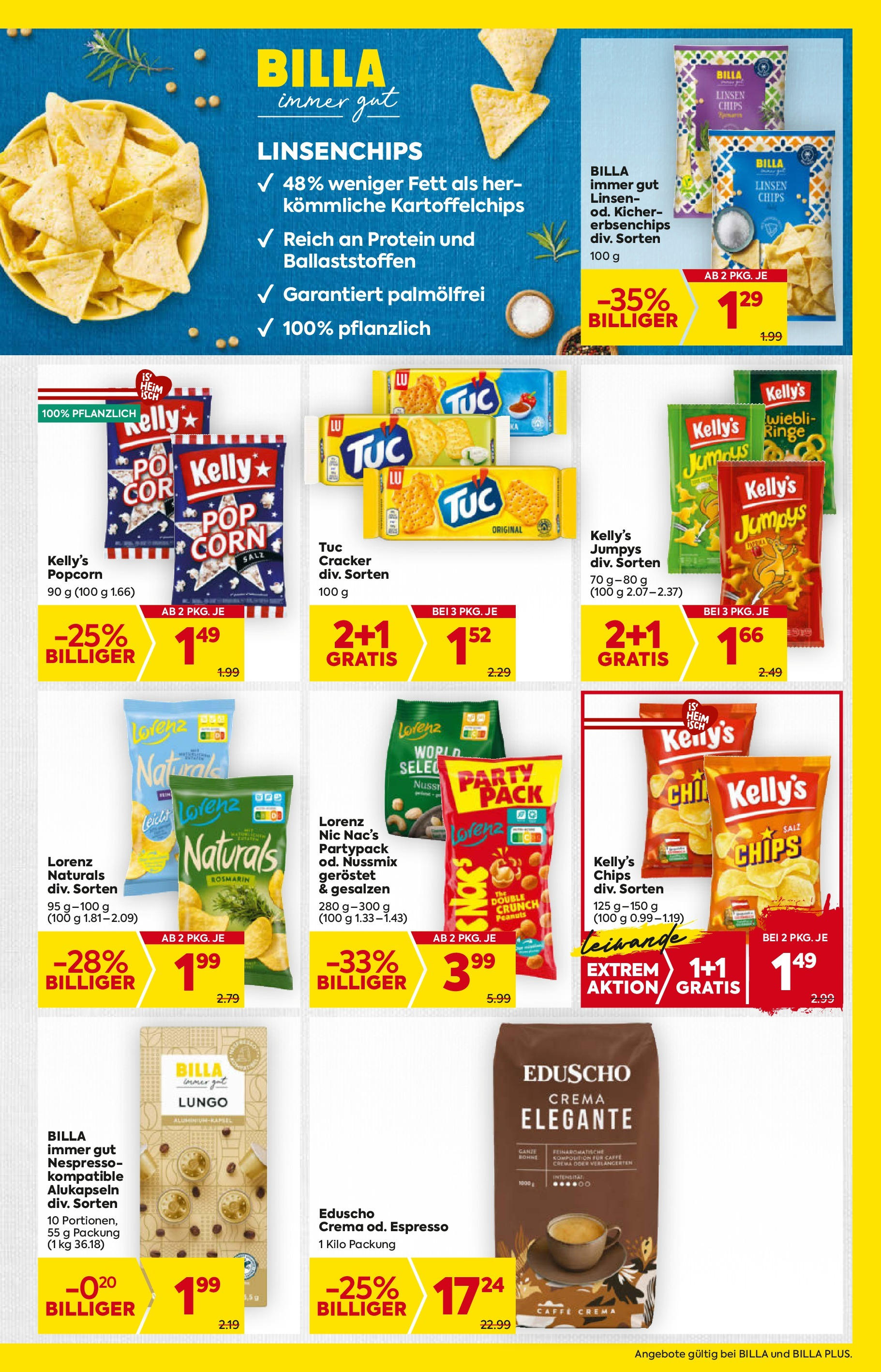 Billa Flugblatt - Wien ab 04.09.2025 ✳️ Angebote, Prospekt | Seite: 11 | Produkte: Chips, Salz Billa Flugblatt - Wien ab 04.09.2025 - Angebote, Prospekt | Seite: 11 | Produkte: Chips, Salz