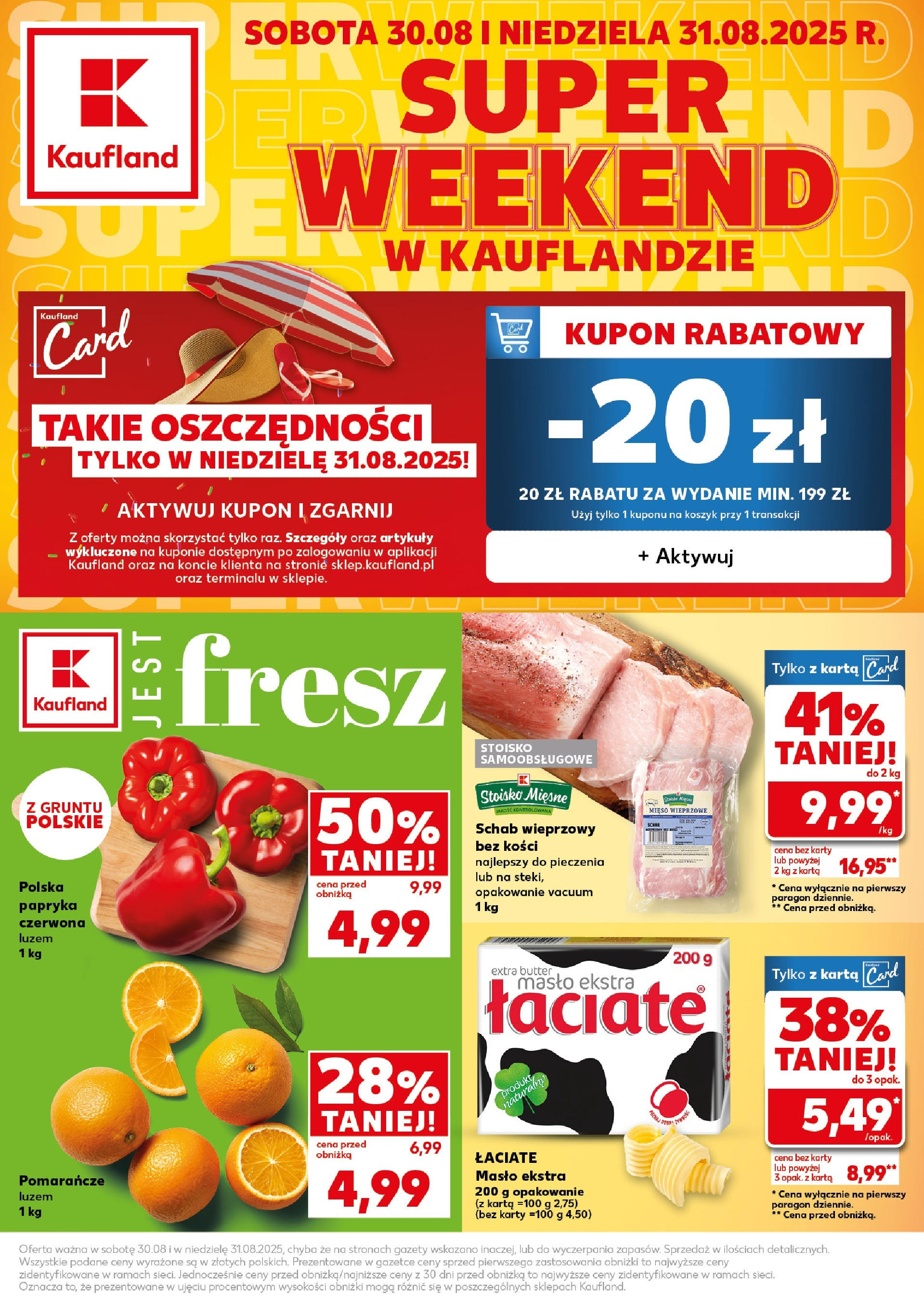 KAUFLAND gazetka promocyjna 30.08.2025 - Promocje - Numer strony 1
