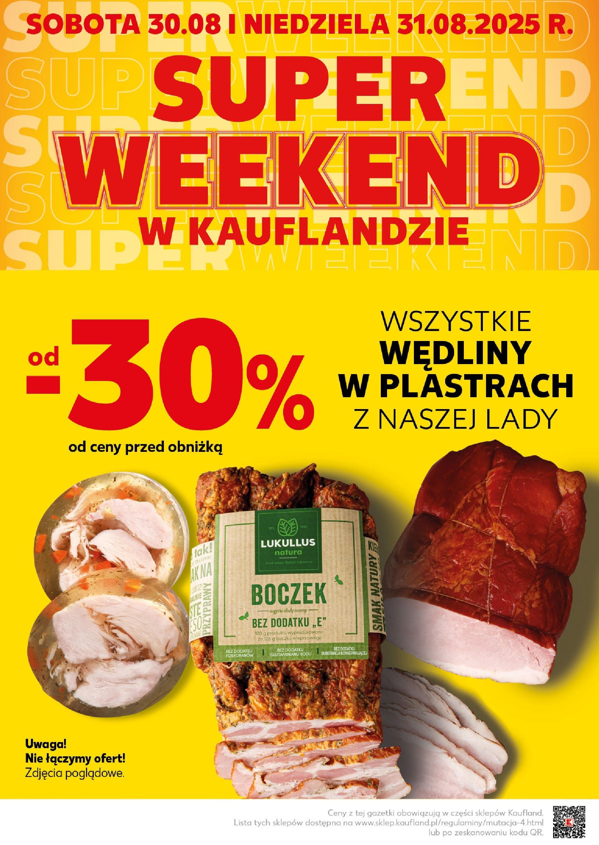 Kaufland gazetka - Super weekend (30.08.2025) - od jutra | Strona: 2 | Produkty: Boczek, Wędliny, Przyprawy Kaufland gazetka - Super weekend od 30.08.2025 - od jutra PDF | Strona: 2 | Produkty: Boczek, Wędliny, Przyprawy