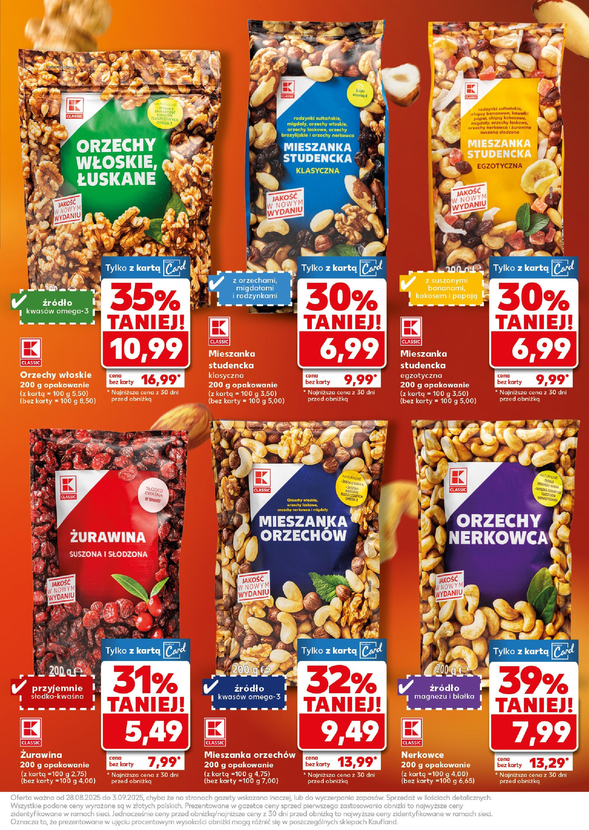 Kaufland gazetka - Super weekend (30.08.2025) - od jutra | Strona: 7 | Produkty: Karta, Papaja, Żurawina, Rodzynki Kaufland gazetka - Super weekend od 30.08.2025 - od jutra PDF | Strona: 7 | Produkty: Karta, Papaja, Żurawina, Rodzynki