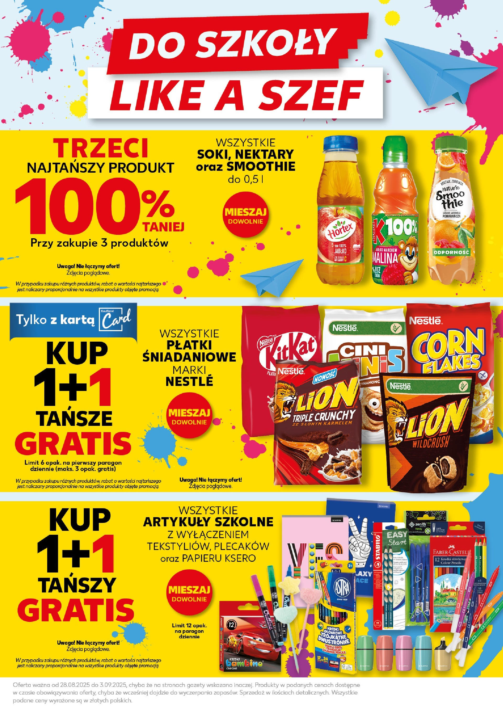 Kaufland gazetka - Super weekend (30.08.2025) - od jutra | Strona: 9 | Produkty: Karta, Smoothie, Płatki, Artykuły szkolne Kaufland gazetka - Super weekend od 30.08.2025 - od jutra PDF | Strona: 9 | Produkty: Karta, Smoothie, Płatki, Artykuły szkolne