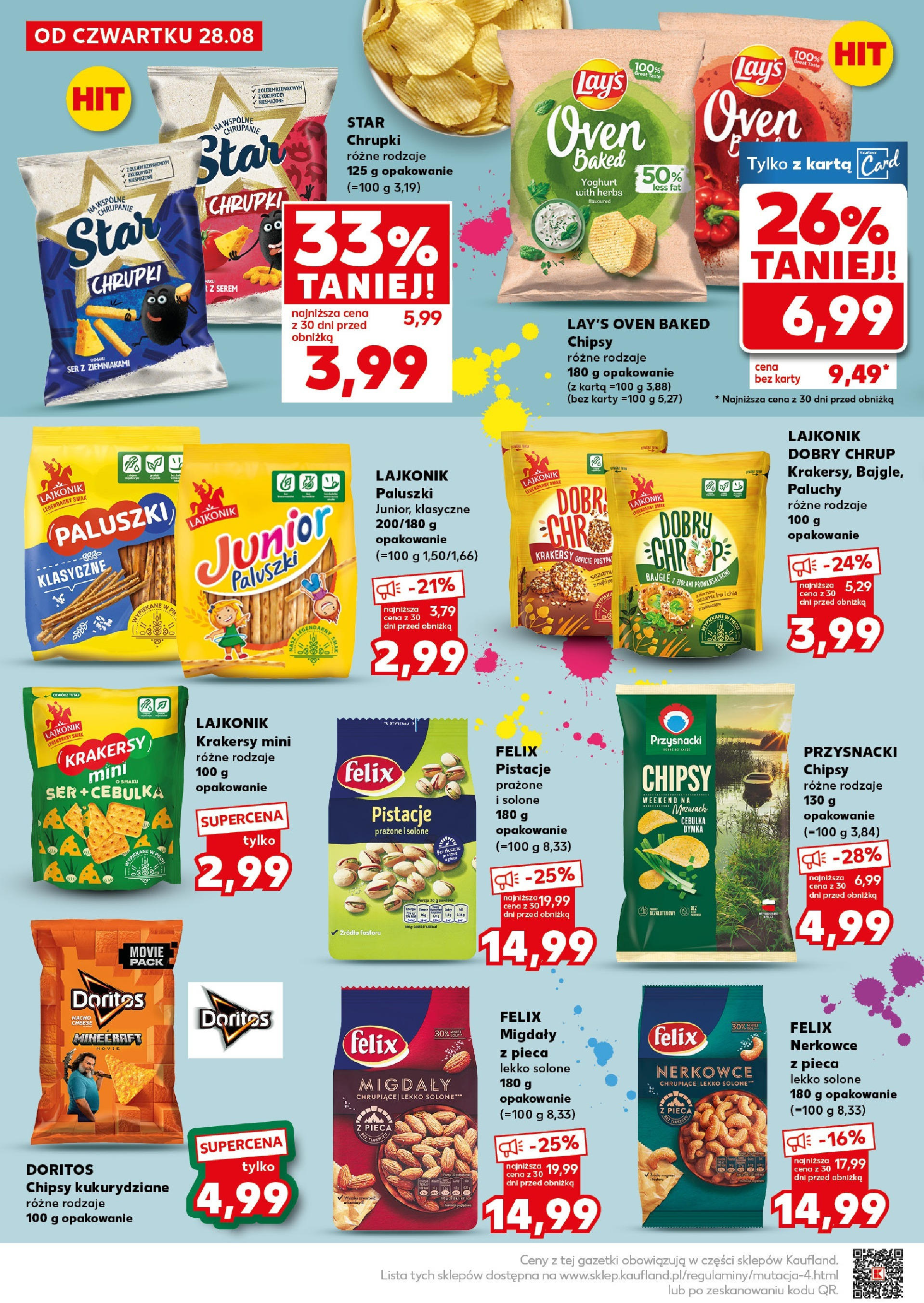Kaufland gazetka - Super weekend (30.08.2025) - od jutra | Strona: 14 | Produkty: Karta, Chrupki, Doritos, Krakersy Kaufland gazetka - Super weekend od 30.08.2025 - od jutra PDF | Strona: 14 | Produkty: Karta, Chrupki, Doritos, Krakersy