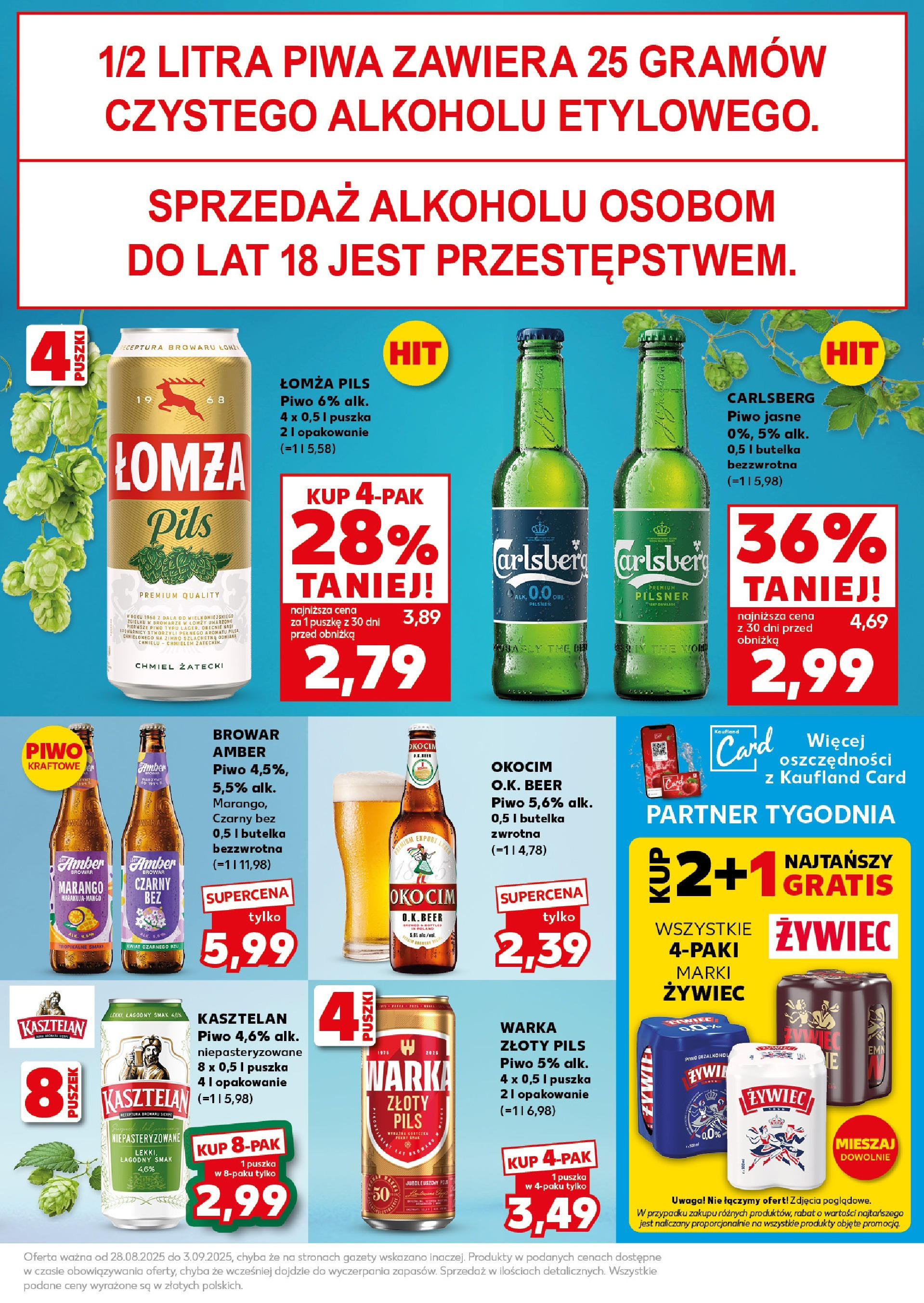 Kaufland gazetka - Super weekend (30.08.2025) - od jutra | Strona: 21 | Produkty: Warka, Piwo Kaufland gazetka - Super weekend od 30.08.2025 - od jutra PDF | Strona: 21 | Produkty: Warka, Piwo