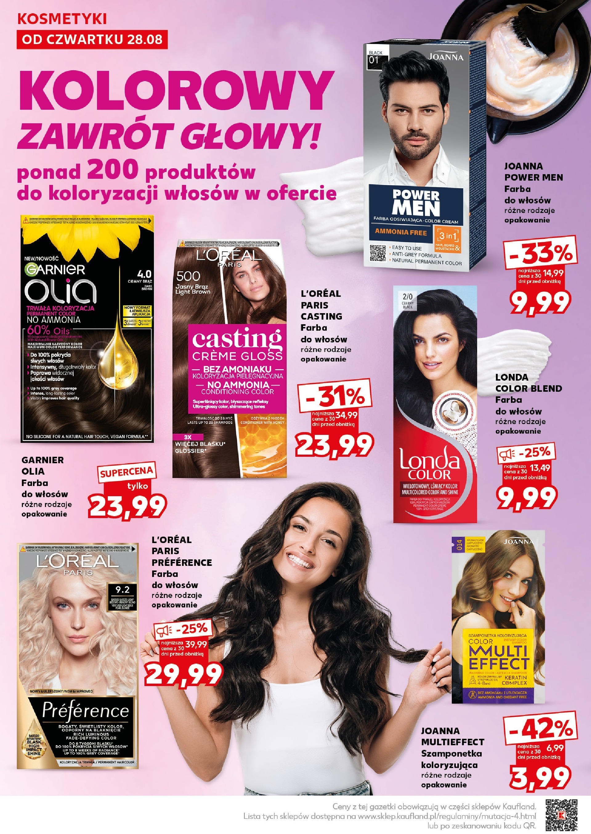 Kaufland gazetka - Super weekend (30.08.2025) - od jutra | Strona: 22 | Produkty: Farba do włosów, Kosmetyki, Cappuccino, Odżywka Kaufland gazetka - Super weekend od 30.08.2025 - od jutra PDF | Strona: 22 | Produkty: Farba do włosów, Kosmetyki, Cappuccino, Odżywka