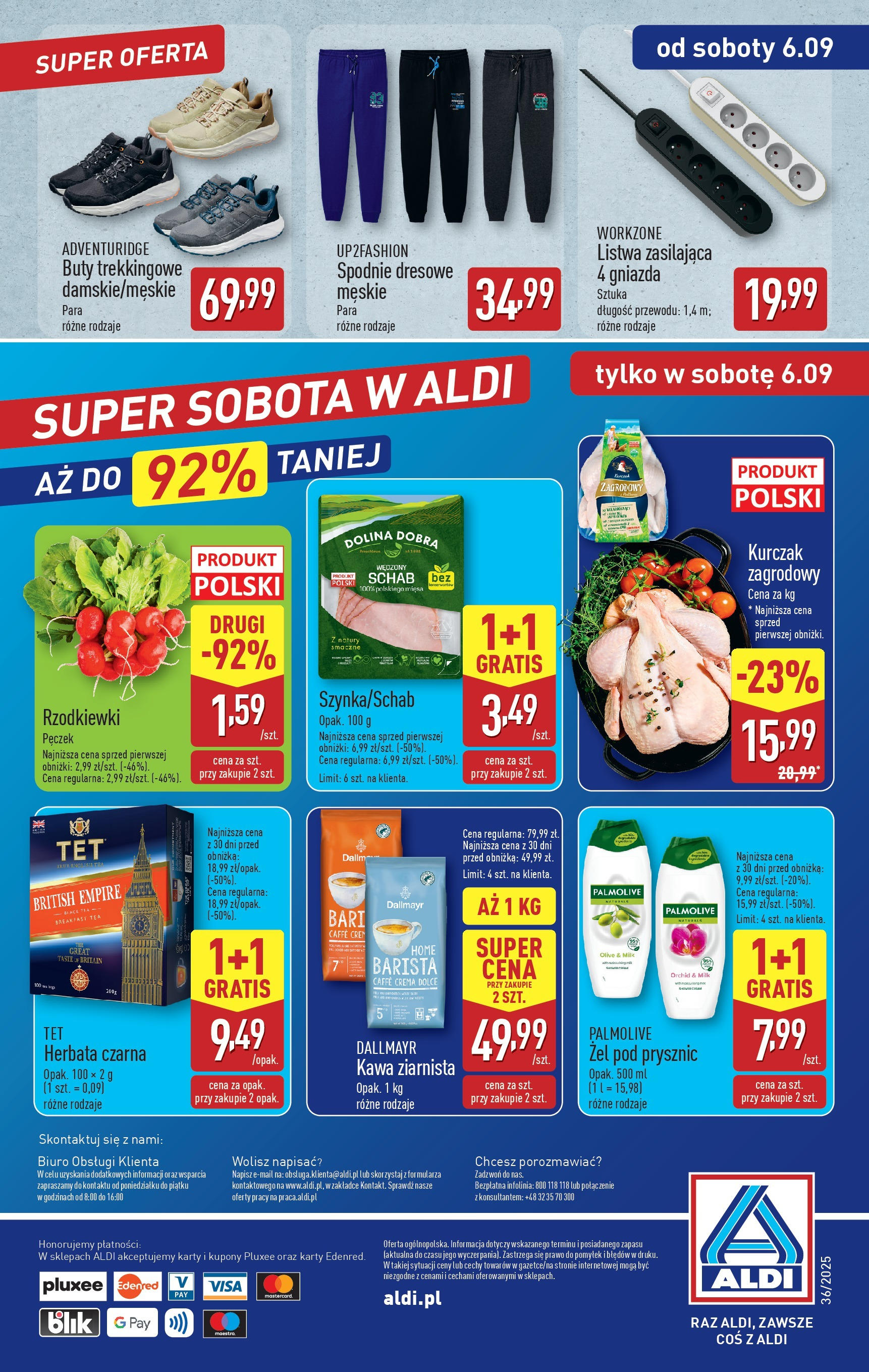 Aldi Gazetka - Od soboty od 06.09.2025 | Nowa PDF gazetka | Strona: 7 | Produkty: Spodnie, Kawa ziarnista, Kawa, Żel pod prysznic Aldi Gazetka - Od soboty od 06.09.2025 - Ulotka PDF, promocje | Strona: 7 | Produkty: Spodnie, Kawa ziarnista, Kawa, Żel pod prysznic