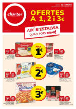 Supermercados Charter OFERTES A 1, 2 i 3€ - hasta el 24.09.2025