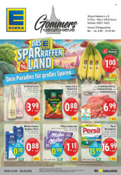 Edeka prospekt Kleve	 gültig ab dem 01.09.2025