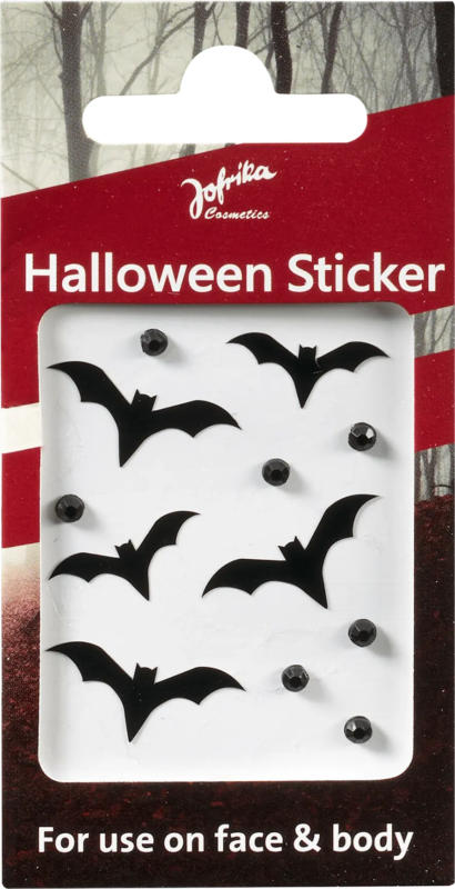 Jofrika Halloween Sticker-Set Bat