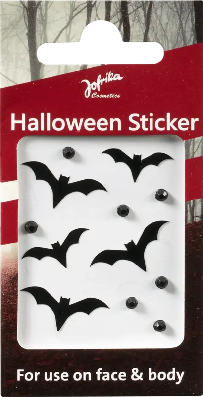Jofrika Halloween Sticker-Set Bat