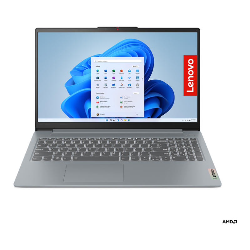 Лаптоп LENOVO IdeaPad Slim 3 15ABR8 82XM00P3BM 15.6 ", AMD RYZEN 7 5825U, RAM 16 GB, SSD 1000 GB, AMD RADEON GRAPHICS, WINDOWS 11, ARTIC GREY